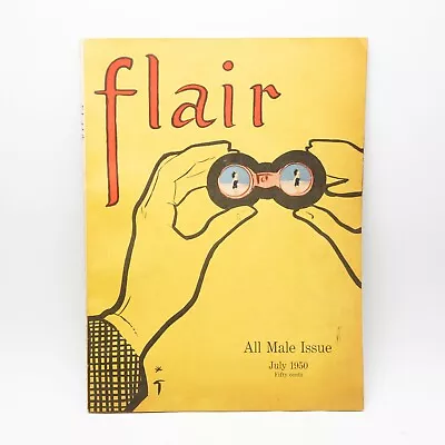 $49.99 • Buy Vintage Magazine Flair All Male Issue July 1950 John Ford BBQ Sports Fashion