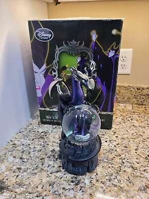 Disney Villan Maleficent Dragon Musical Snow Globe Disney Store Exclusive READ  • $100