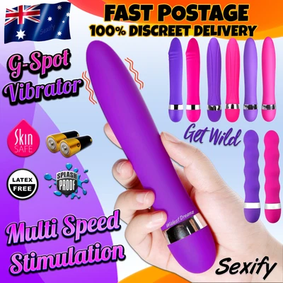 $19.95 • Buy 7.2  Multi-Speed Dildo Bullet G-Spot Vibrator Anal Vibe Clit Wand Female Sex Toy
