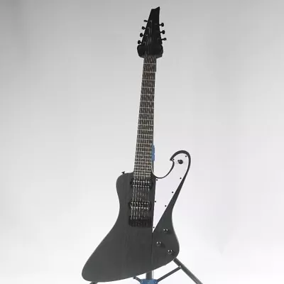 Black Matt Firebird 7 Strings Electric Guitar HH Pickups Black Hardware Unlogo • $348