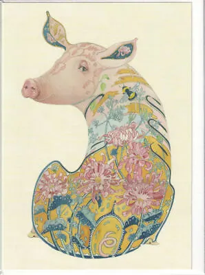 £2.95 • Buy Pig Greetings Card - Daniel Mackie Collection Birthday Blank Inside