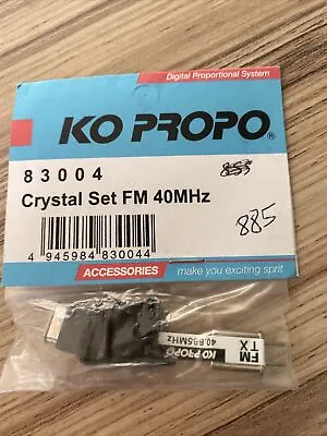 KO Propo 40Mhz 40.885 Crystal Set • £6