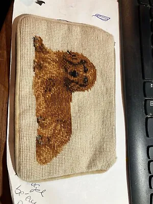 Dachshund Zippered Pouch Bag Hand Sewned • $9.99