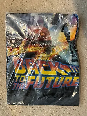 Official Back To The Future T-Shirt Medium Distressed Logo Marty McFly • £14.99