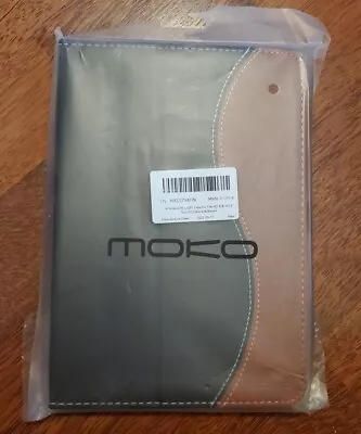 Moko Case Fire HD 8 Slim Folding Stand Cover W/ Auto Wake Sleep Brown Black Dual • $8.99