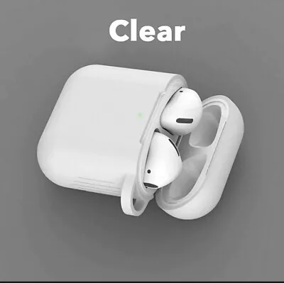 Upto 60% Off Apple Airpod Case1/2 Generation Silicone Skin Cover/ • $3.99