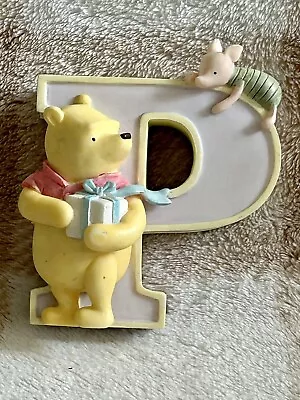 Walt Disney Classic Pooh - Michel & Company -Nursery Letter P Pooh And Piglet 3” • $17.99