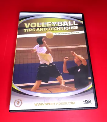 Volleyball Tips And Techniques~Featuring Pat Powers~(DVD 2010) • $13.99