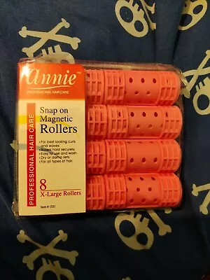 £20 • Buy 5 X Annie Snap On Magnetic Rollers #1221, 8 Count Smal, Med, Larg, X-larg, Jumbo