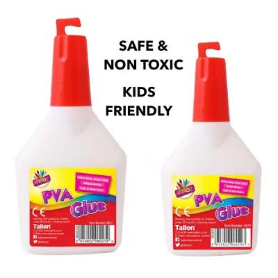 £3.45 • Buy PVA Glue Washable Kids Safe Ideal For School Craft Home Office NON Toxic