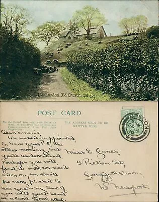 Llandrindod Old Church 1910 Brecon SOTN Cancel  • £5.60