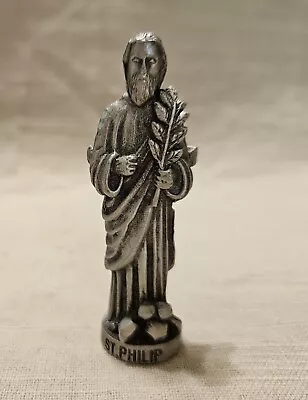 St. Phillip 2.25  Miniature Figure Creed Pewter Collection Religious Apostle  • $15