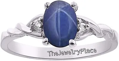 Star Sapphire Ring 925 Sterling Silver Ring Lindy Star Sapphire Ring • $27.99