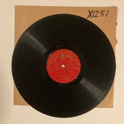 TURKISH ~ 78 RPM RECORD SHELLAC ~ X1251 ~ HEAR ~ 11  Ottoman Instrumental • $75