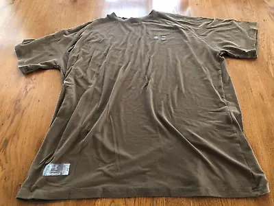 Under Armour Mens Medium Brown Short Sleeve Performance Layer T-Shirt • $4.99