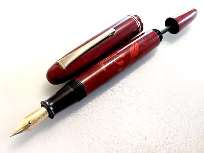 £136.59 • Buy Japanese Vintage  14K Ebonite Urushi  Axis  Ink Shut Off  No Ink Leaks