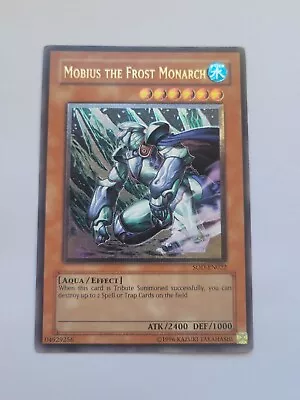 YuGiOh Unlimited Mobius The Frost Monarch SOD-EN022 Ultimate Rare LP UTR • $44.99