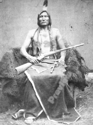 £4.99 • Buy Native American Indian Miniconjou Touch The Clouds 1877 Poster Wall Picture A4 +