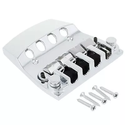 NEW - Ricky-Style Bass Bridge And Tailpiece For Rickenbacker® - CHROME • $65.99