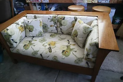 Stickley Mission Collection Oak Praire Loveseat - Reupholstered • $2700