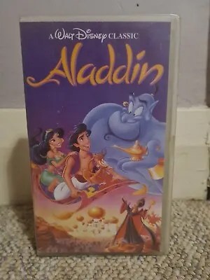 Disney Rare Vhs Black Diamond Aladdin Vhs First Edition Very Rare Vhs Htf • $499