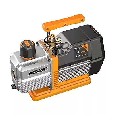 NAVAC NP7DP Pro Series Vacuum Pump 7 Cfm Dual-Stage 15 Microns Dual-Voltage • $313.65