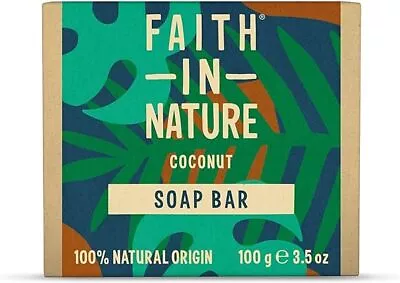 Faith In Nature Natural Soap Bar Restoring Vegan And Cruelty All Scent • £2.69