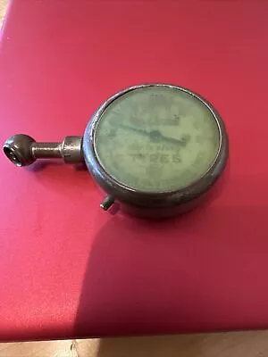 Vintage US Gauge Co Antique Balloon Tire Pressure Gauge 50lb Pressure. NY NY. • $22