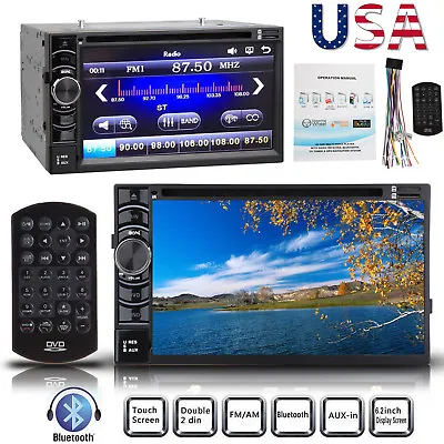 Car Stereo Radio DVD CD Touch Screen 2Din Player For TOYOTA Corolla RAV4 Camry • $90.60