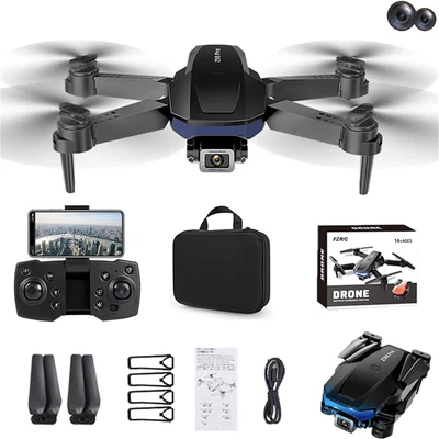 $60.26 • Buy Kids And Adult Drone With 4K HD FPV Dual Camera Mini Foldable RC Plane For