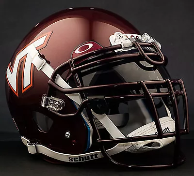 *CUSTOM* VIRGINIA TECH HOKIES NCAA Schutt XP GAMEDAY Replica Football Helmet • $329.99