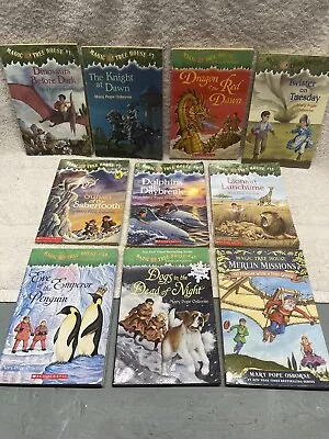 10 Magic Tree House Lot Of Paperback Books Mary Pope Osborne  Kids Chapter- GOOD • $8
