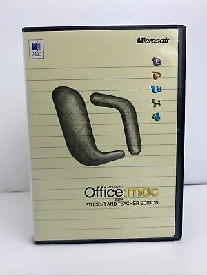 Microsoft Office Mac 2004 Student & Teacher Edition Instructions +3 Product Keys • $8.99