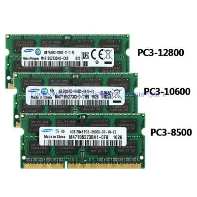 DDR3 Memory Ram 4 GB 8 GB 16 GB 1066MHz 1333MHz 1600MHz 1.5V 204pin Laptop 2Rx8 • £20.38
