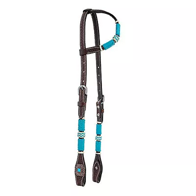 Circle Y Turquoise Roundup One Ear Headstall • $78.58