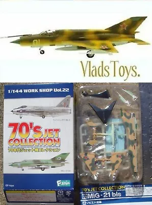 F-Toys 1:144 70's Jet Collection A MiG-21 Bis (Soviet) Russian Air #2A • $22.45