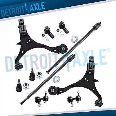 10pc Front Lower Control Arm Kits + Tie Rod + Sway Bars For 2002-2006 Honda CR-V • $113.52