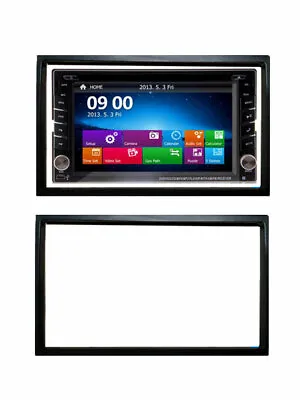 Universal Car Stereo Radio Fascia Panel 2Din Frame For 7  Large Screen Car-Audio • $15.95