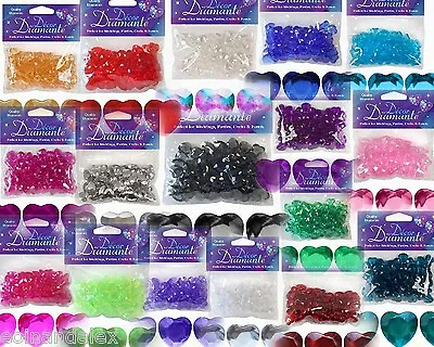 £1.90 • Buy Heart Scatter Crystals  Decorations  Engagement Party Table Confetti Wedding