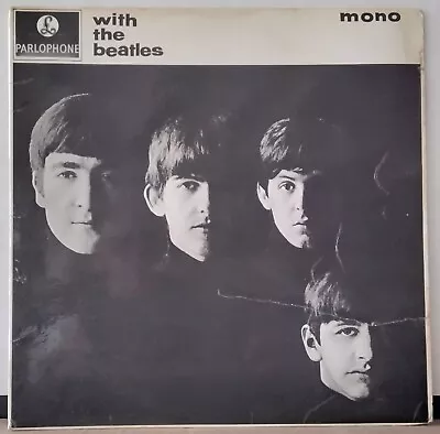 The Beatles - With The Beatles 1963 Parlophone Pmc 1206 Uk Vinyl 2nd Pressing • $59.99