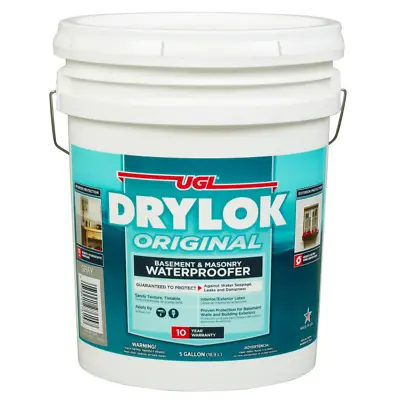 Original 5Gal. Gray Flat Latex Interior/Exterior Basement And Masonry Waterproof • $158.67