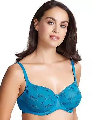 Panache Tango Balcony Bra	9071 Womens Underwired Bras Vivid Turquoise • £20.30