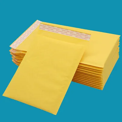 Kraft Bubble Mailers Padded Envelopes Shipping Bags Pack Free Shipping US SELLER • $5.94