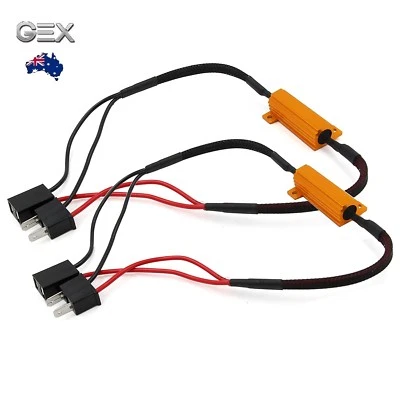 2pc H7 Led CANBUS Load Resistors Error Free 50W • $30