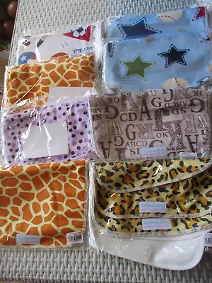 BULK Reusable Soft Bamboo & Minky  Baby Cloth Wipes Face Washer X 24   FREE POST • $29.95