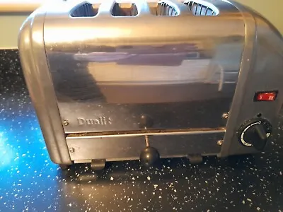 £150 • Buy Dualit Classic 4 Slice Toaster  In Perfect Condition With Dualit Warming Rack 