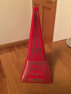 Maxim’s De Paris Eiffel Tower Chocolate Tin Only • $8