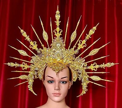 DaNeeNa H1051 Asian Shining Sun King Pageant Vegas Dance Showgirl Headdress  • $519.06