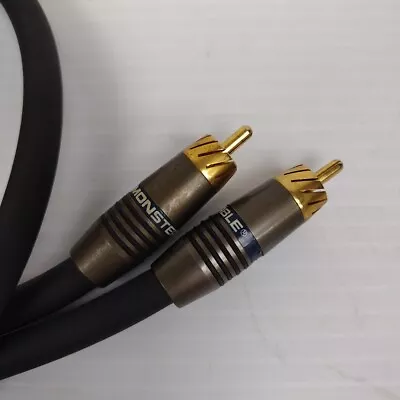 Monster Cable Interlink Digital DataLink IDL 100 - 2 Meters Gold RCA Connectors  • $7.95