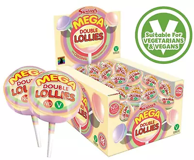 Swizzels MEGA DOUBLE Lollies VEGAN HALAL GLUTEN FREE Retro Sweets Wedding Favour • £7.99